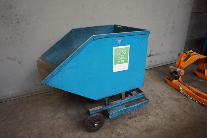 Mobile Tipping Skip 800mm x 1.2m x 1.1m High approx.