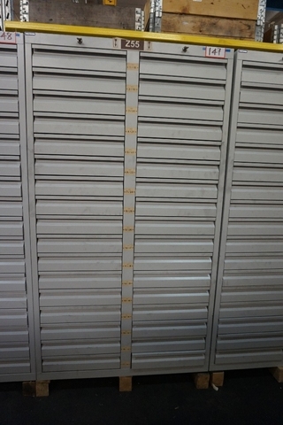 34 Drawer Cabinet 1m x 500mm x 1.8m high