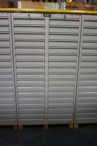 34 Drawer Cabinet 1m x 500mm x 1.8m high