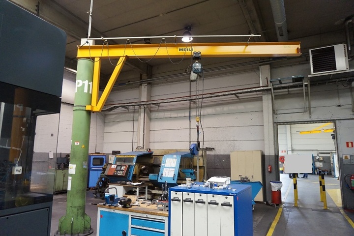 500kg Jib Crane with 500kg Demag Hoist