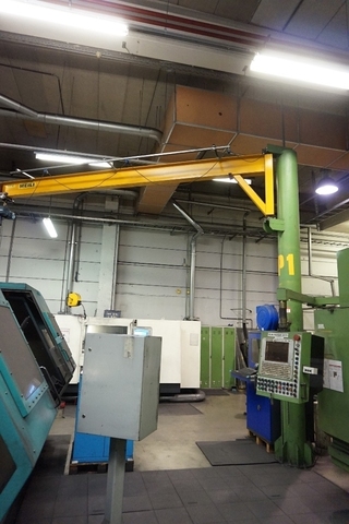 500kg Jib Crane with 500kg Demag Hoist