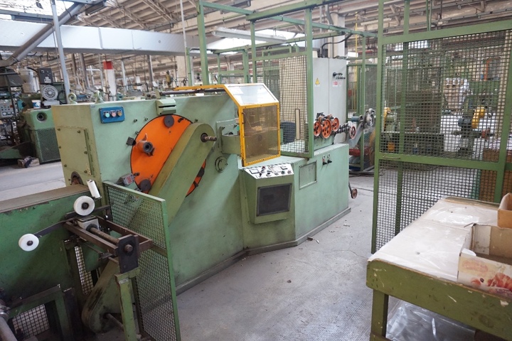 DeANGELI 400mm 3 Bobbin Respooler with Payoff