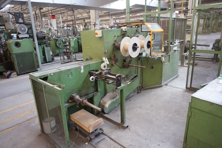DeANGELI 400mm 3 Bobbin Respooler with Payoff