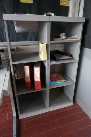 Quantity of Shelving Units and Chairs