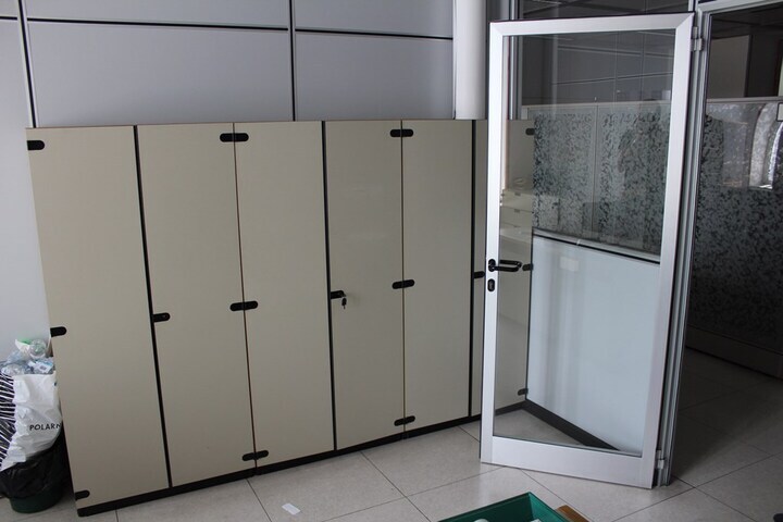 Contents of Office Including (2) x Desks, (2) x Chairs and Cupboard Units