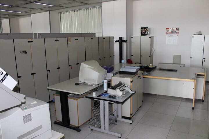 Contents of Central Office with Partition Surround