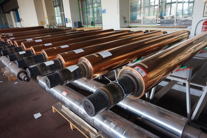 Combination of Lots 65 - 70 (51) x Rotary Gravure Cylinders