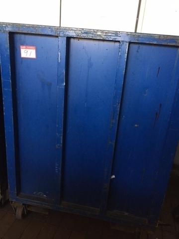 Portable Steel Skip with Contents