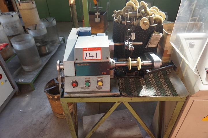 TECNOMAC P38 Bobbin Winders with Bucket Payoff
