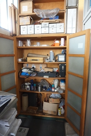 Cabinet with Qty of Inspect Equipment