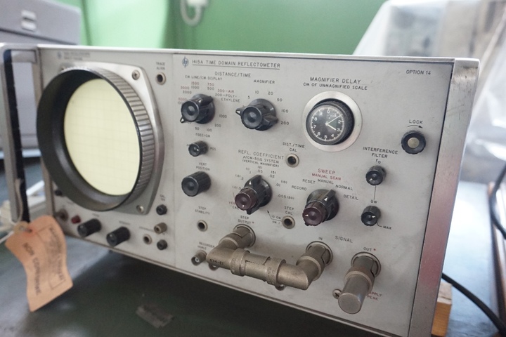 HP 140A Osillioscope with 1415A Time Domain Reflectometer