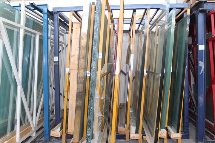 Vacca Alberto 10 Section Manual Glass Racking System
