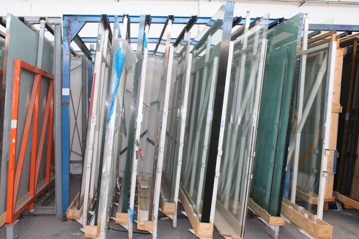 Vacca Alberto 10 Section Manual Glass Racking System