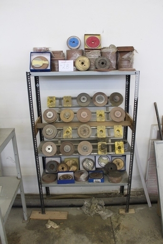 (1) Shelving including Qty of Tooling Suitable for Intermac Master Groove