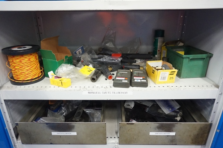 Cupboard with Qty of Welding Rods