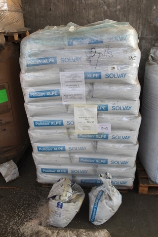1375 kg of Plastic Material POLIDAN EC/110
