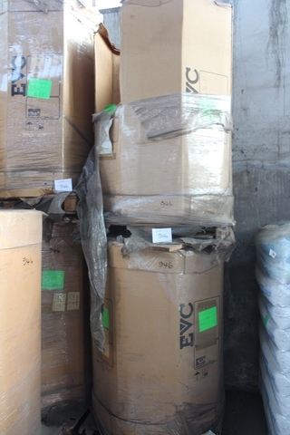 1590 kg of  Plastic Material VCA 86 Color Orange & 1000 kg VCA 86 Color Violet & 1270 kg VCA 86 Color Red