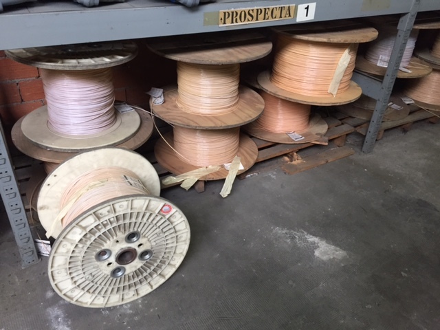 130 Reels of Finished Fibre Optic Cabling - 'Loose Fibre' range 02-24
