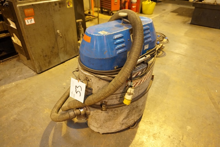 (2) Nilfisk Numatic Industrial Vacuums