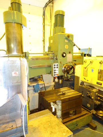 Bowes BR40 X 1250/14ft Radial Arm Drill