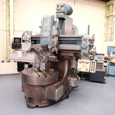 Webster & Bennett 36” EH Elevating Rail Vertical Boring Machine