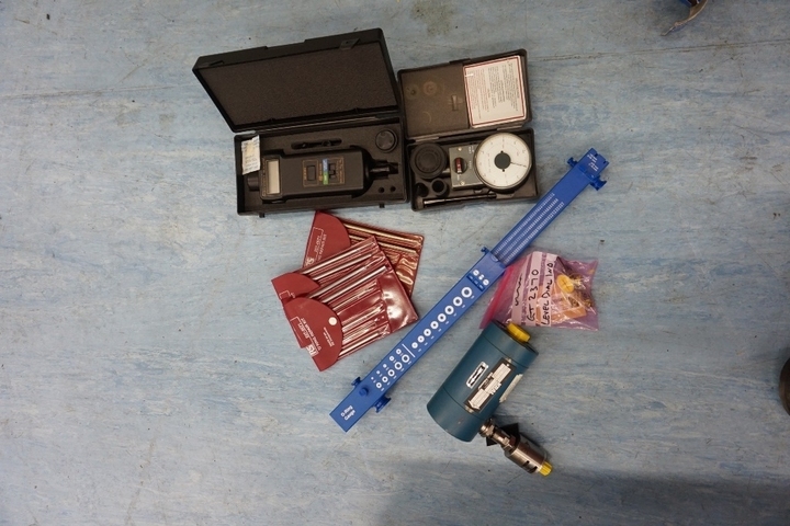 Flow Tester, Oring Gauge Measurer, Digital Photo/Contact Tachometer and Techometer