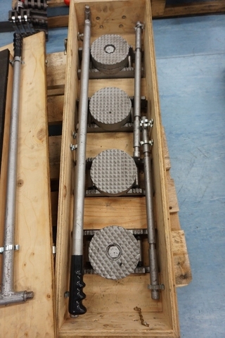 Set of Machine Moving Roller Skates