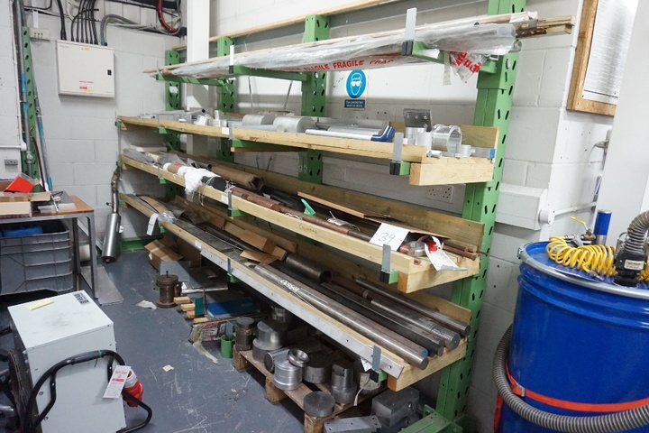 Steel Rack including Contents – Green