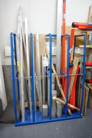 Steel Rack including contents – Blue