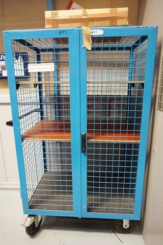 (4) Mobile Cage Trolleys