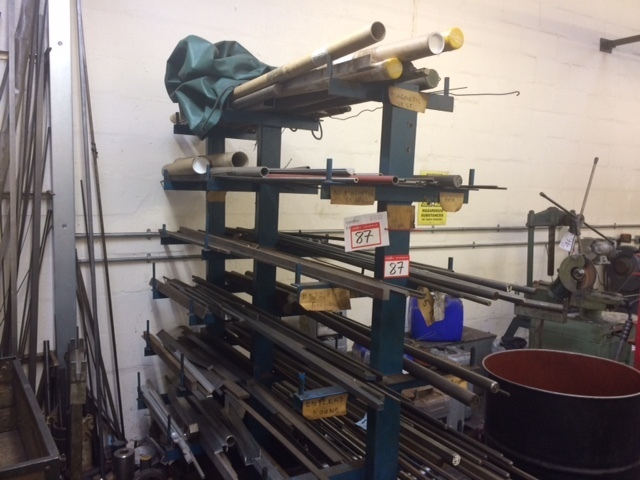 Rack with Large Qty of Steel