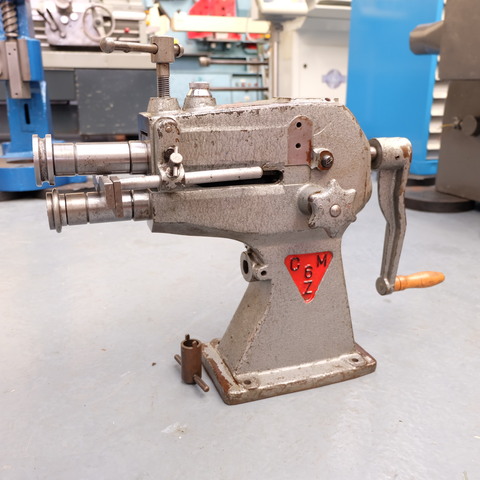 CMZ 6 Manual Sheet Metal Swaging Machine