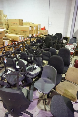 Large Qty of Assorted Swivel Office Chairs and Others