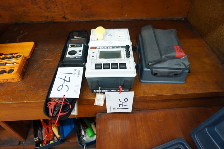 Megger BM222 Portable Tester, Megger Pat 32 Portable Appliance Tester