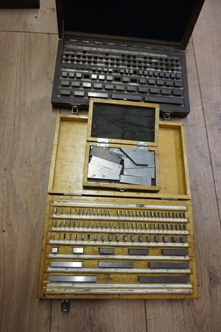 (1) Box of Metric Slip Gauges and (1) Box of Imperial Slip Gauges