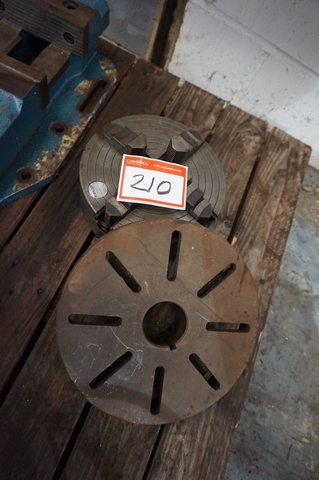 10’’ 4-Jaw Chuck and Face Plate