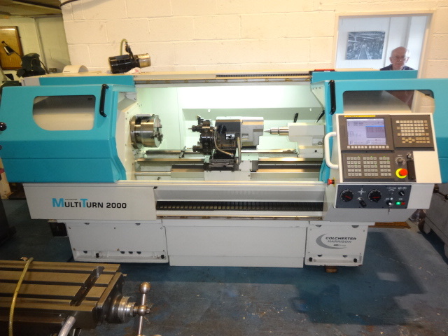 Colchester Multi-Turn 2000 CNC Lathe with Fanuc OiTC Control