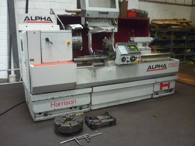 Harrison Alpha 550 CNC Gap Bed Lathe