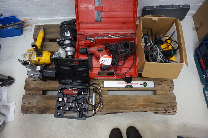 Qty of Hand Tools, Drills, Heart Gun, Air Tools