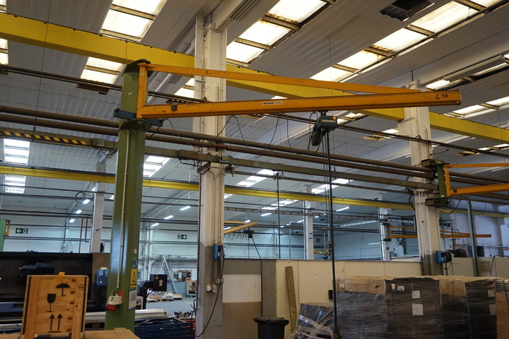 Demag Jib Crane with Demag Hoist