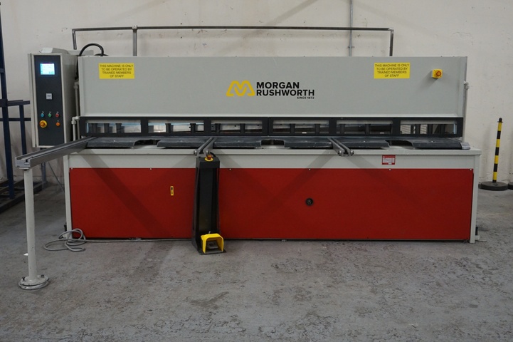 Morgan Rushworth HSGS 3100/6  3060mm x 6mm Mild Steel Guillotine