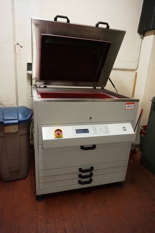 AGI SRL Type A2 760mm x 530mm Plate Exposure, Wash & Drying Cabinet