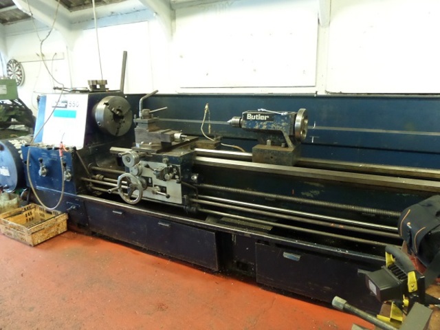 Butler 550 Gap Bed Lathe