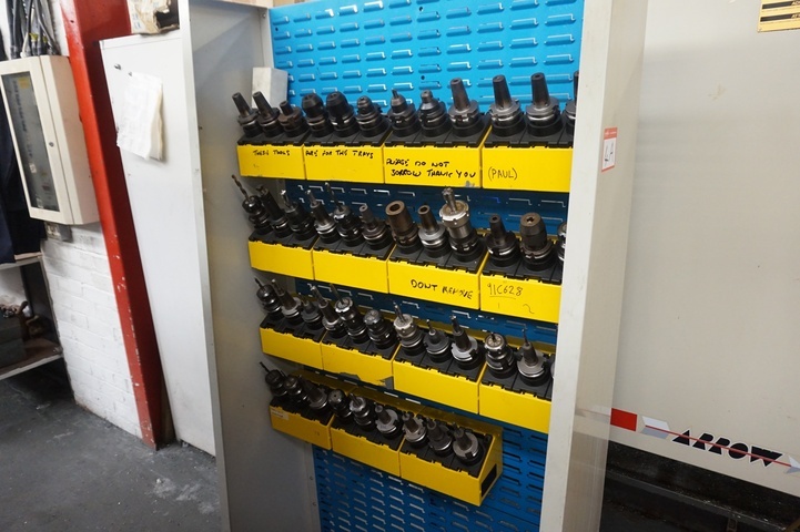 Rack of CAT 40 Tooling