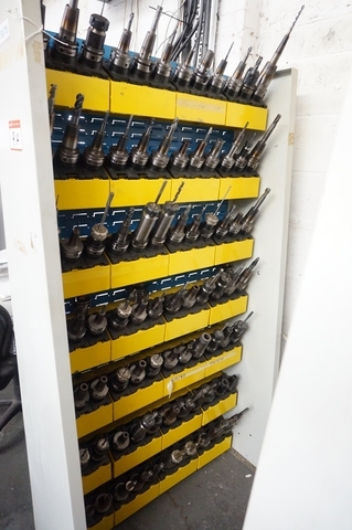 Rack of HSK Tooling for Deckel Maho DMU 50 Evolution