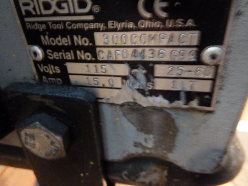 Rigid Compact 300 - 3" Pipe Threading Machine