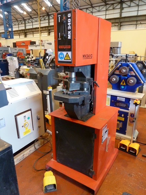 Nargesa MX340G Universal Hydraulic Punching & Notching Machine