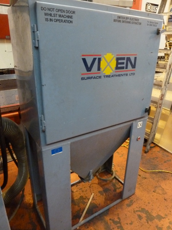 Vixen 800 x 800 x 700mm Suction Type Shotblast Cabinet