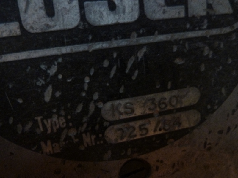 Loser KS360 Backstand Linishing Machine