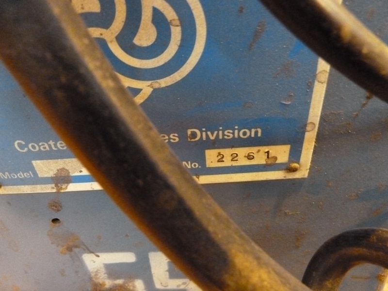 Carborundum 50mm Wide Back Stand Linishing Machine